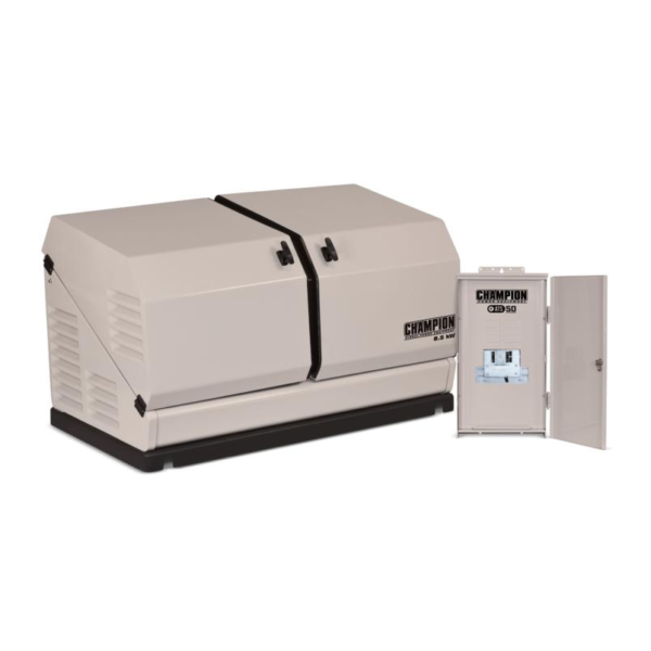 Champion Power Equipment 8.5kW Home Standby Generator with ATS50 Outdoor Rated Automatic Transfer Switch